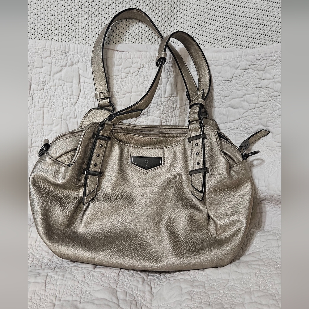Simply Vera Vera Wang Metallic Shoulder Bag